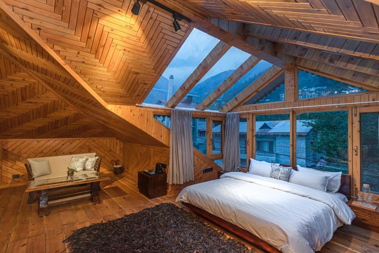 Saffronstays Monarch Manor, Manali - Regal Mansion Esterno foto